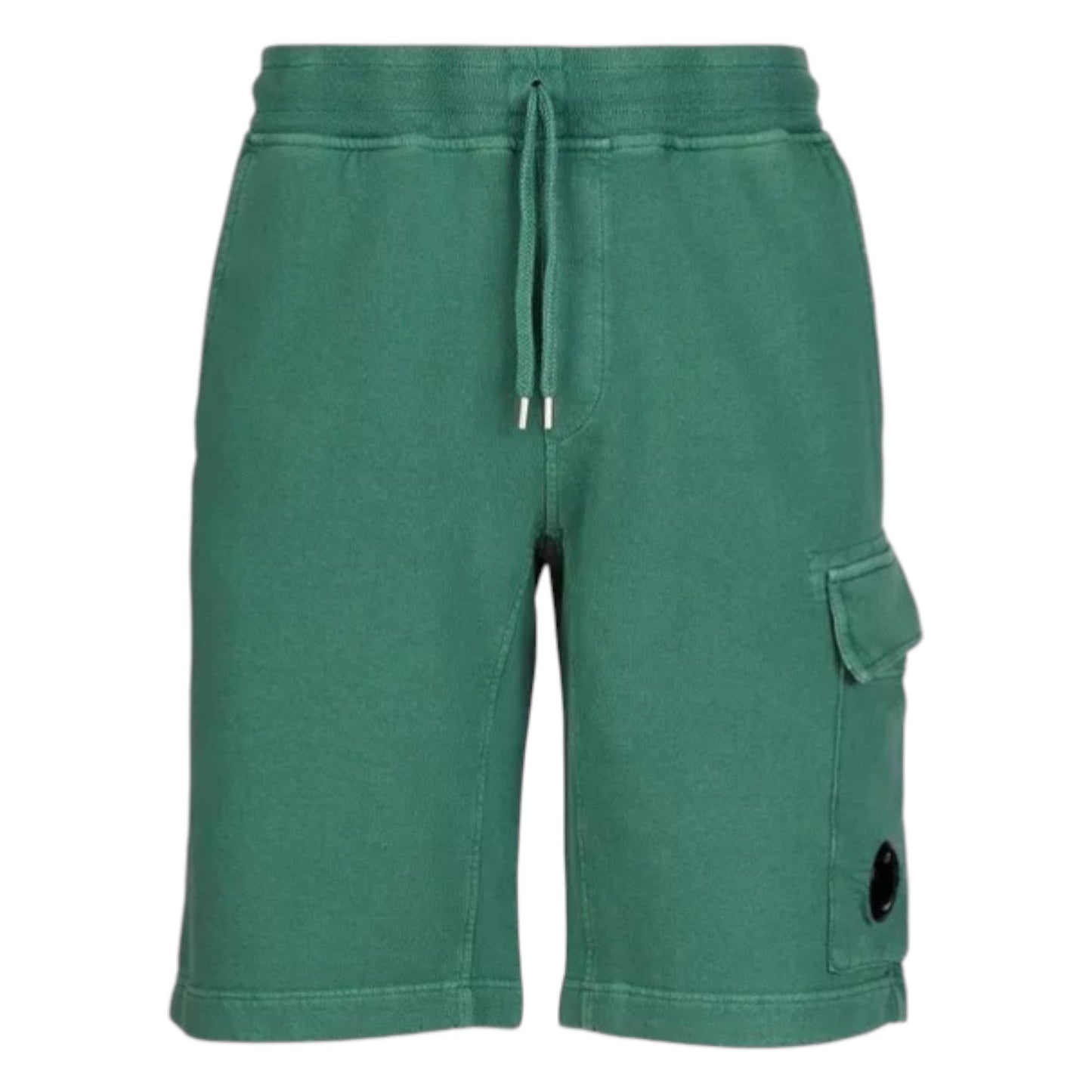 C.P. Company Cotton Ivy Green Lens Shorts