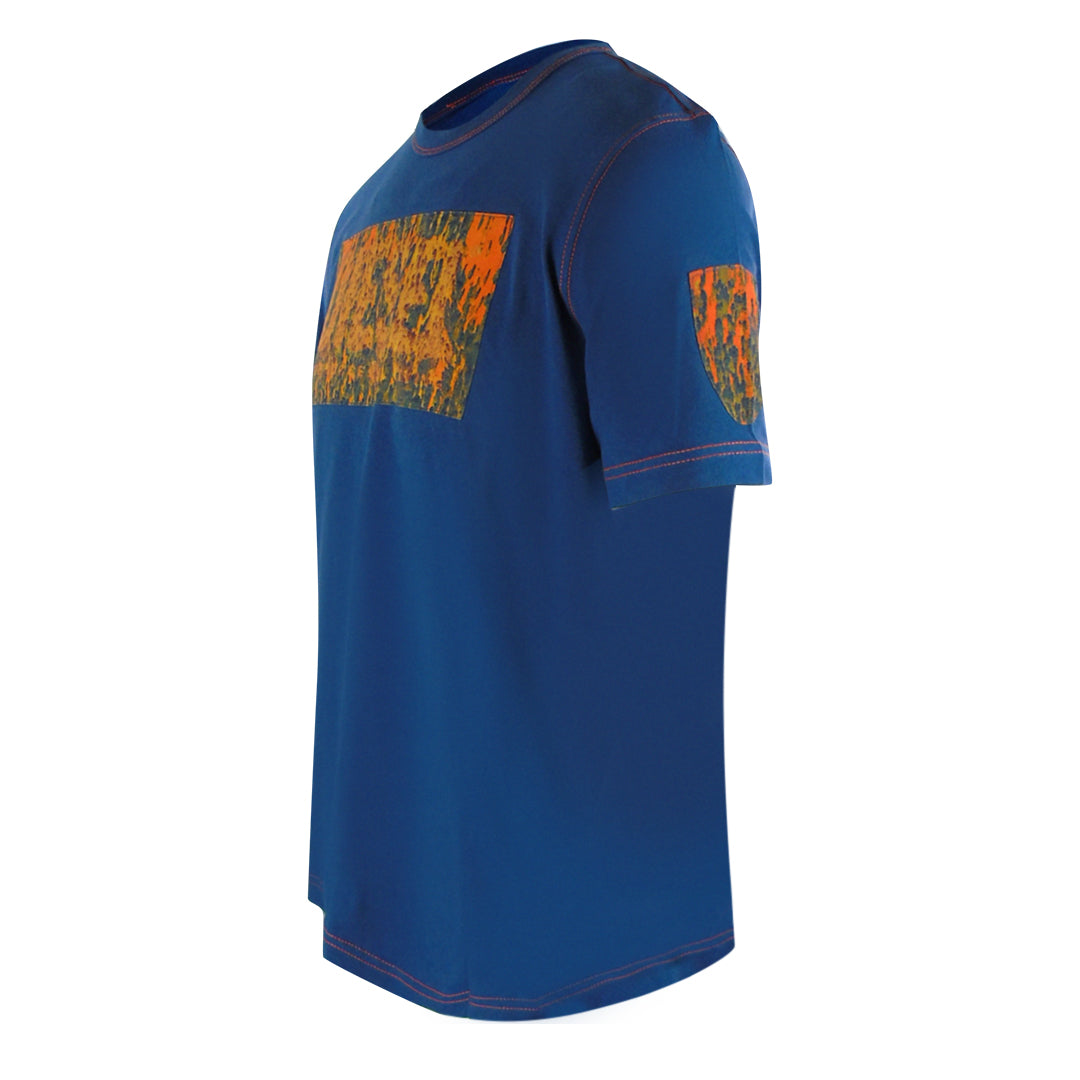 Diesel T Adjust Ensign Blue T Shirts Mens