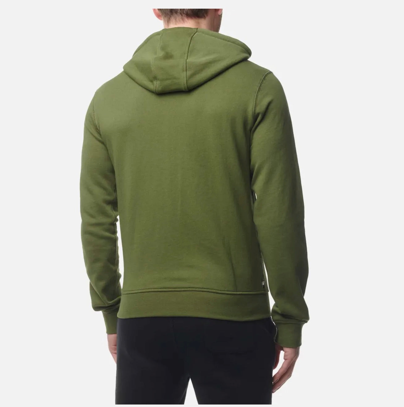 Aquascutum Active Big Logo Hoodie Green Mens