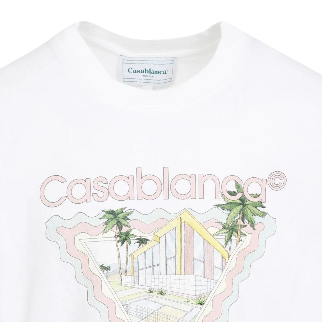CASABLANCA MAISON DE REVE WHITE T-SHIRT S