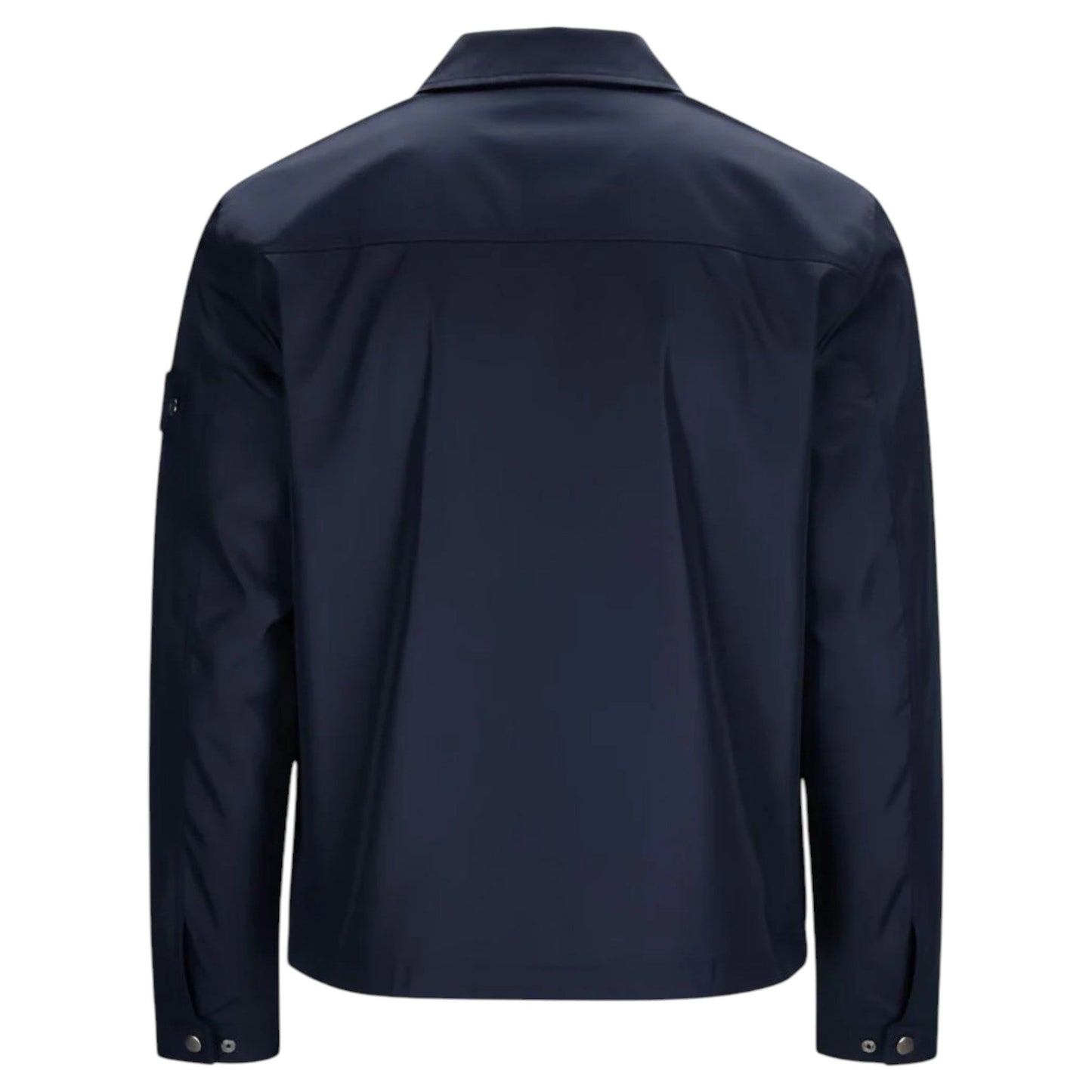 Stone Island All Weather Cotton Canvas Ghost Navy Overhsirt