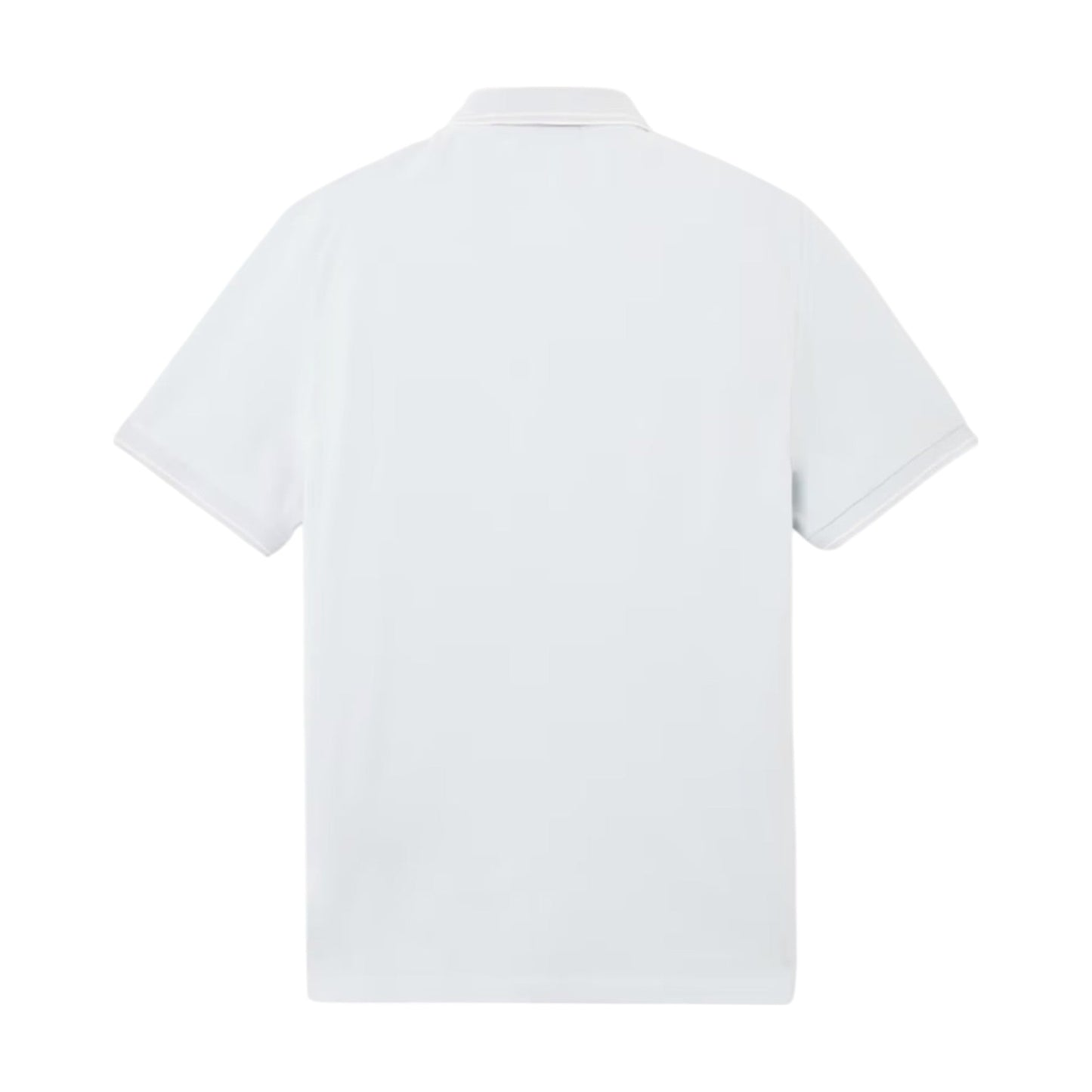 Stone Island Organic Cotton Elastane Pique Sky Blue Polo Shirt