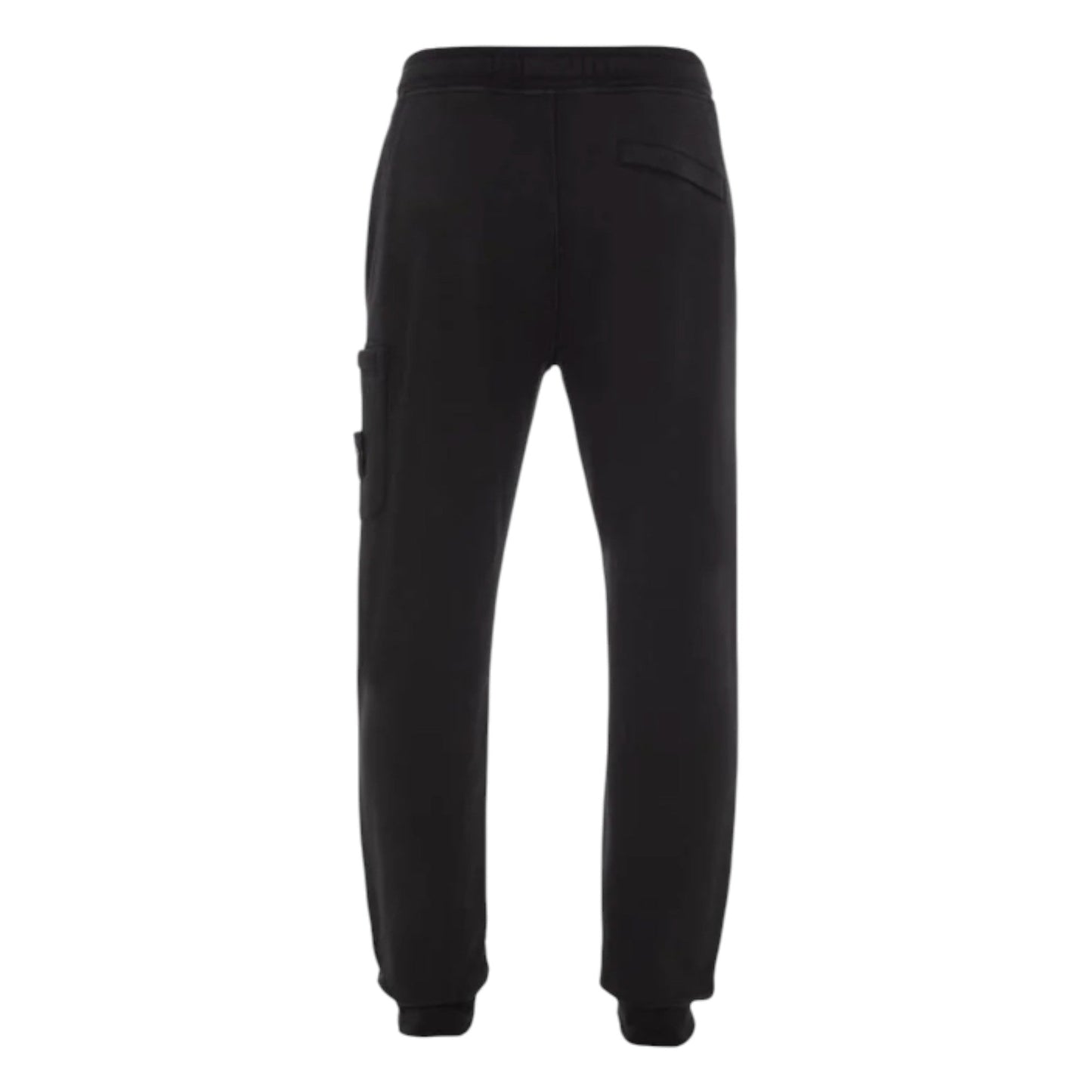 Stone Island Organic Cotton Fleece Black Sweatpants