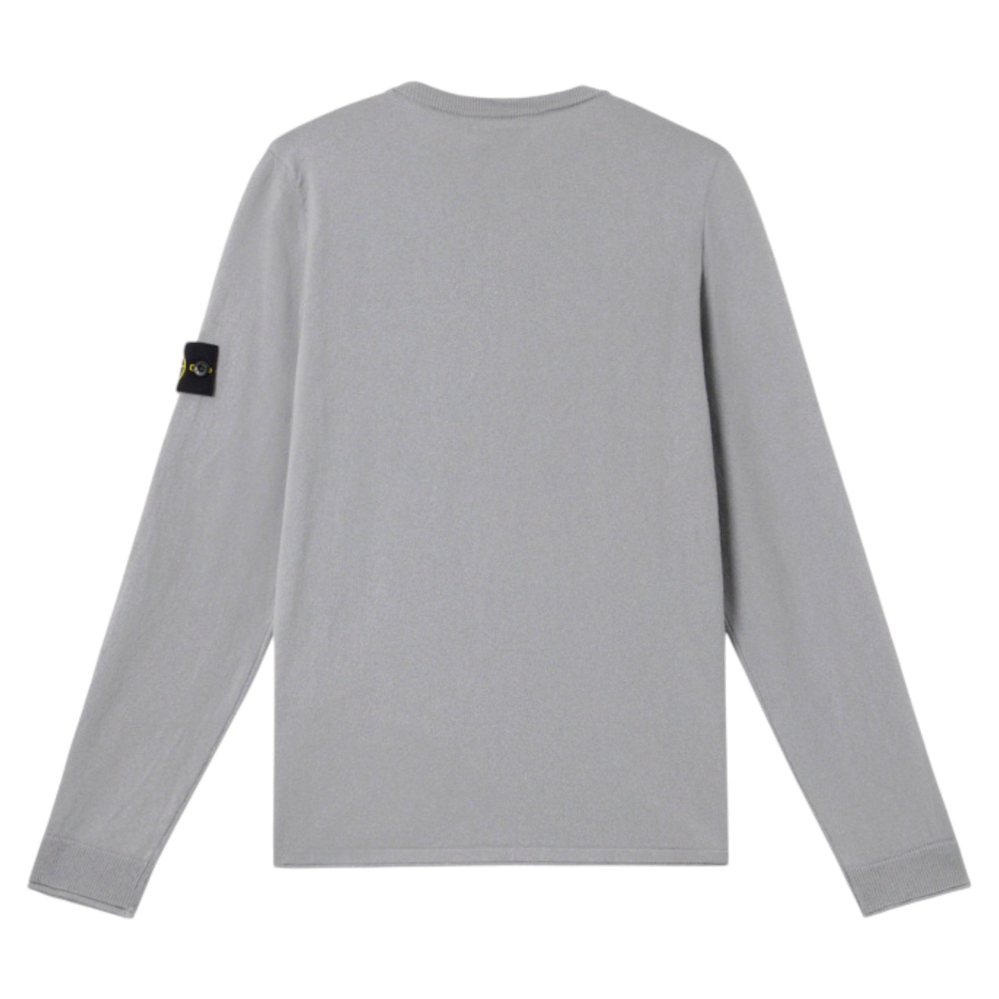 Stone Island Light Raw Hand Grey Knit Sweatshirt