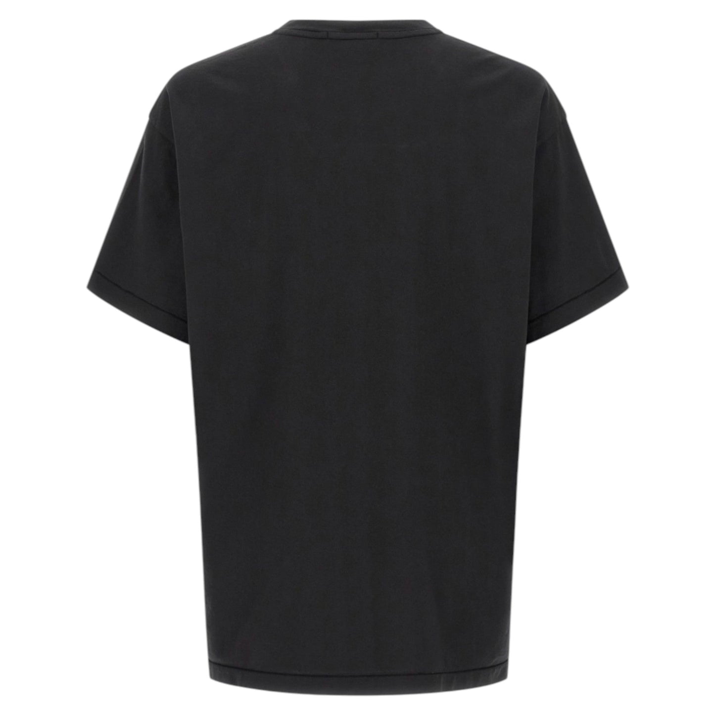 Stone Island Logo Patch Black T-Shirt