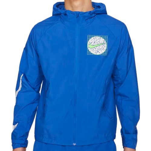 GLOBE RUNNING JACKET - ROYAL BLUE