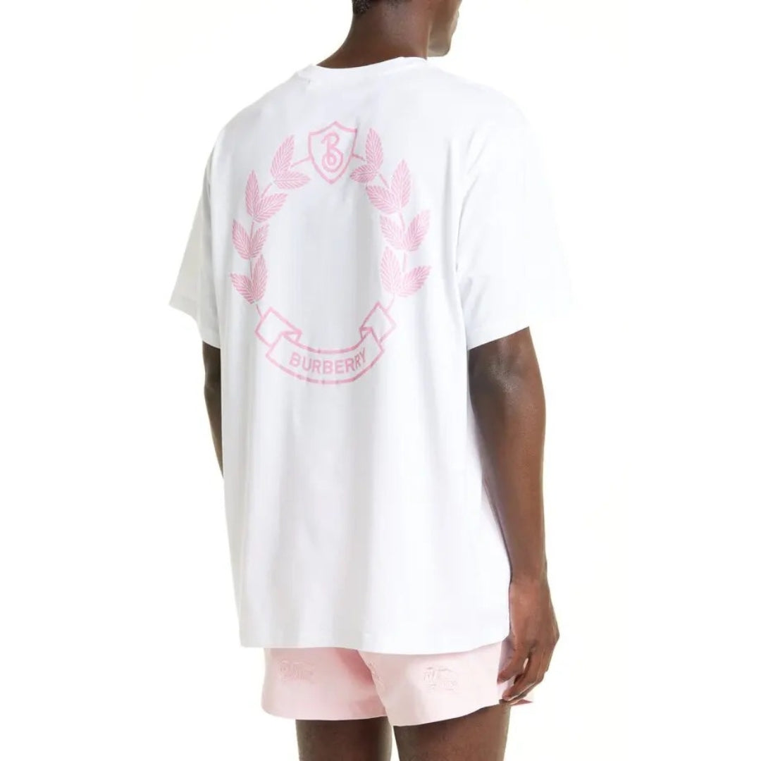 Burberry Branded Back Logo White T Shirt