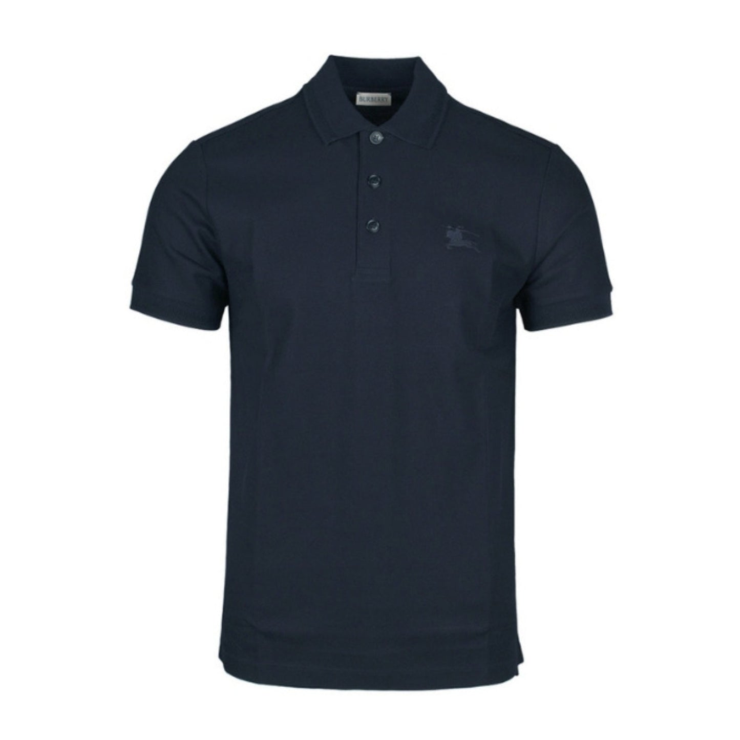 Burberry Coal Blue Navy Blue Polo Shirt Mens