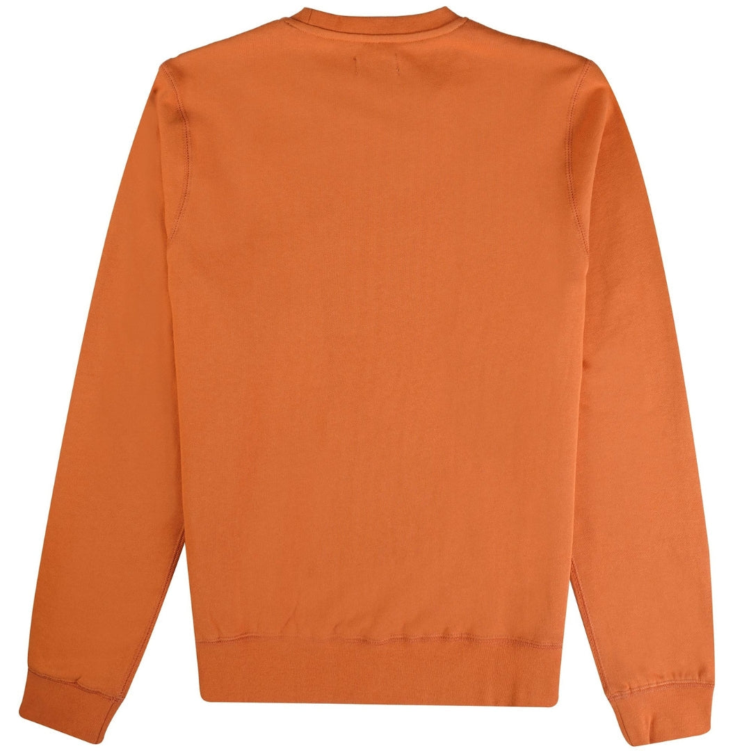 Aquascutum ACTIVE SMALL LOGO CREW FW23 SW006 23 Orange Jumper Mens S