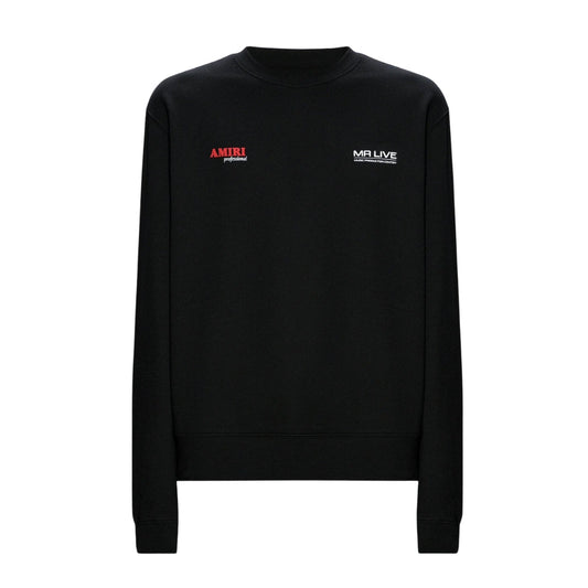 Amiri Drum Machine Black Crewneck Jumper S