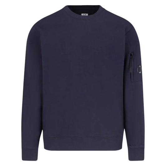 C.P. Company Diagonal Raised Navy Sweatshirt