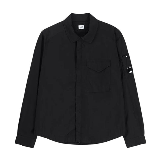 C.P. Company Black Lens Chrome-R Nylon Overshirt