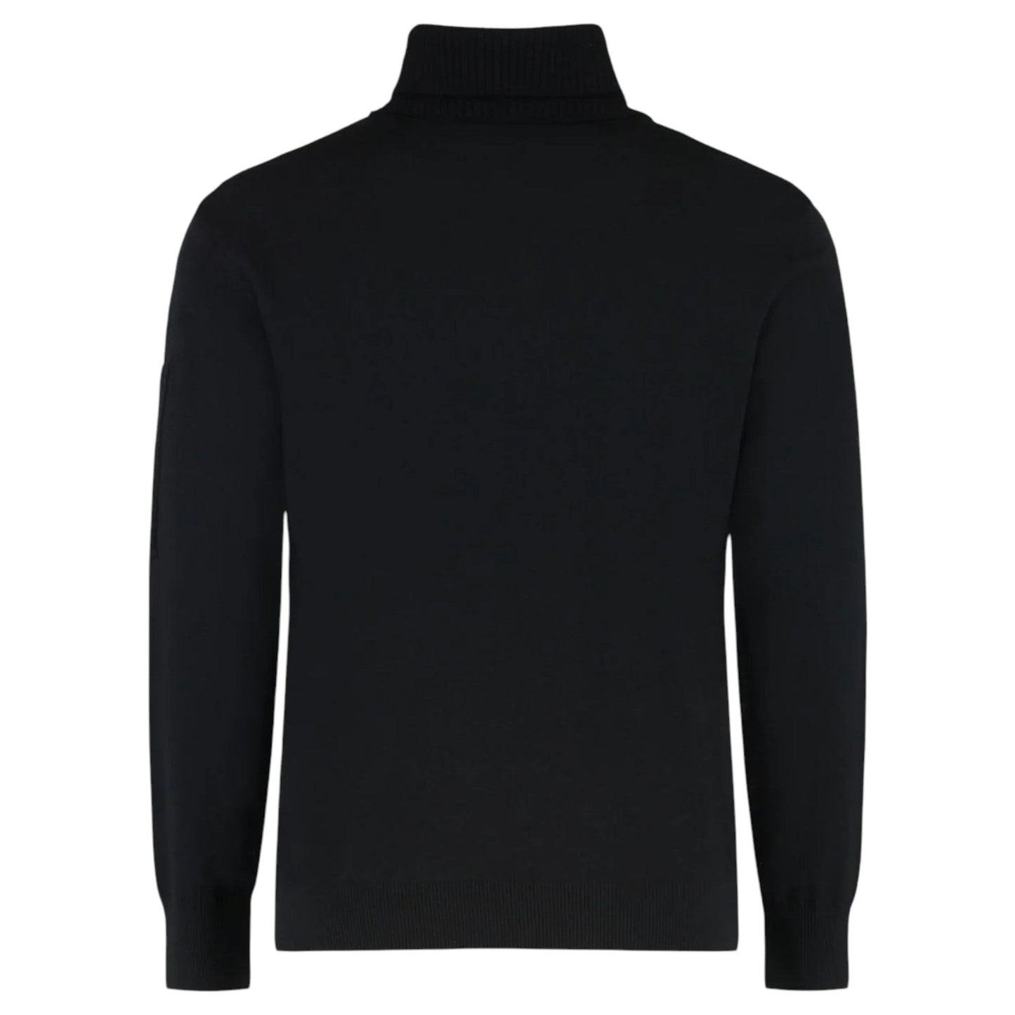 C.P. Company Merino Wool Turtleneck Black Sweatshirt