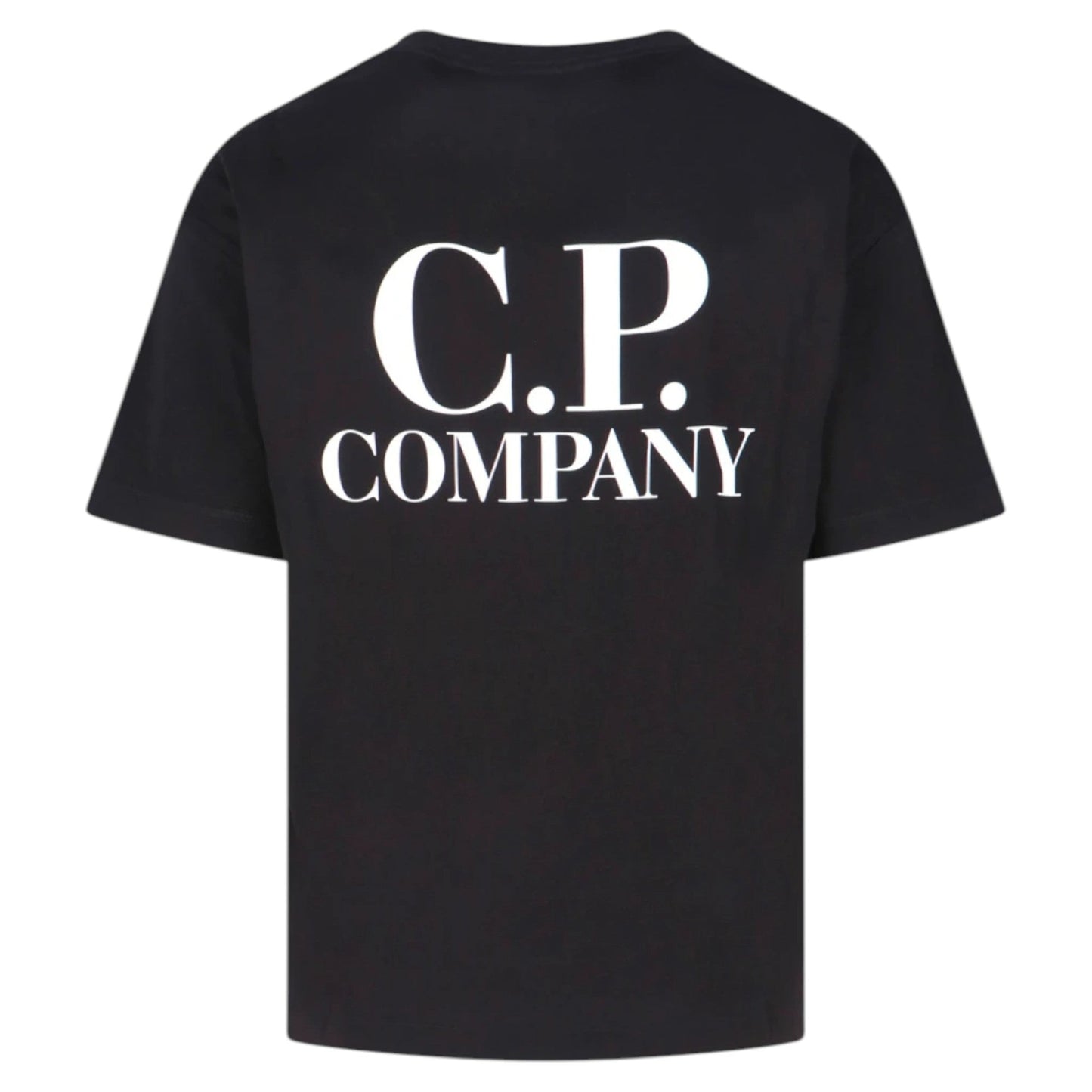 C.P. Company Logo Print Black T-Shirt