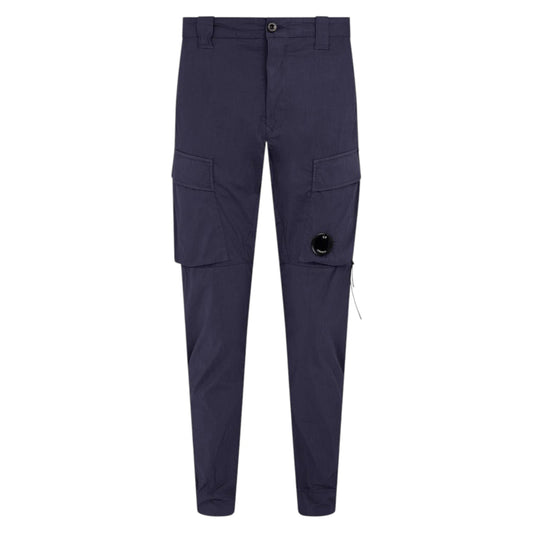 C.P. Company Stretch Satin Navy Cago Pants