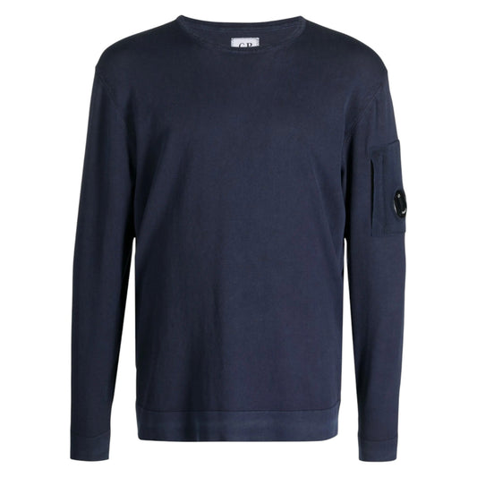 C.P. Company Light Fleece Navy Sweatshirt