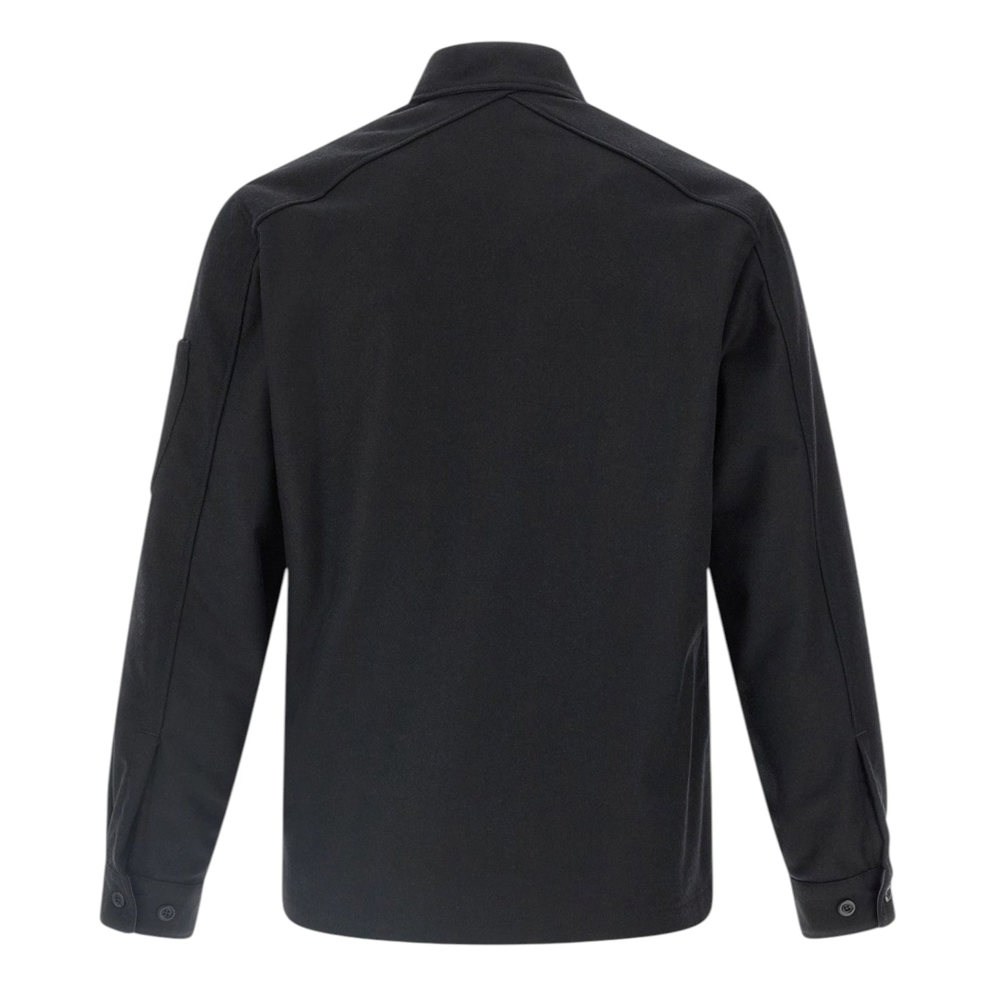 C.P. Company Felt Lens Black Overshirt