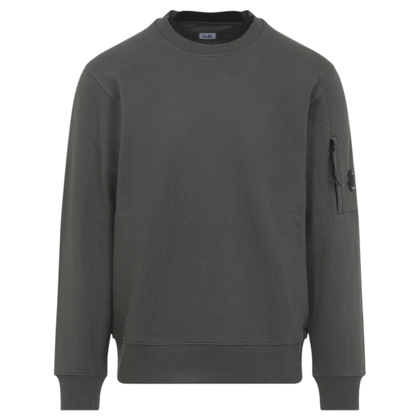 C.P. Company Diagonal Raised Gunmetal Grey Sweatshirt