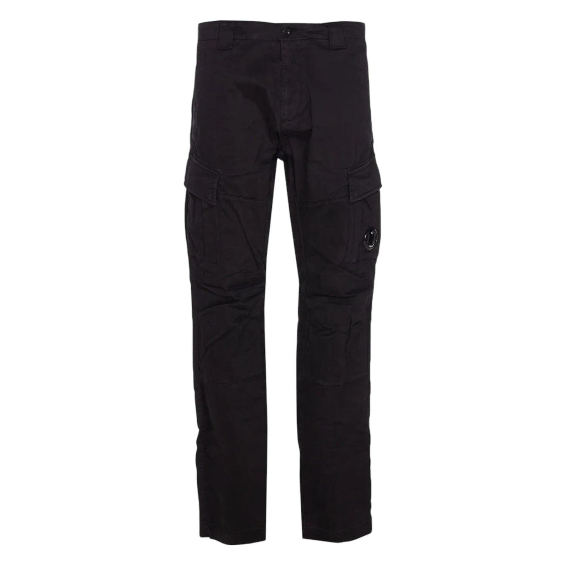 C.P. Company Black Cargo Lens Pants