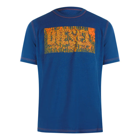 Diesel T Adjust Ensign Blue T Shirts Mens