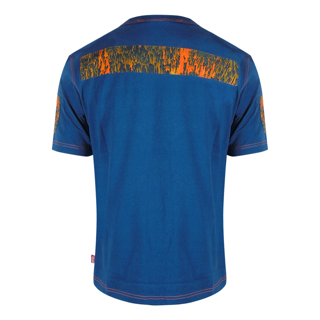 Diesel T Adjust Ensign Blue T Shirts Mens