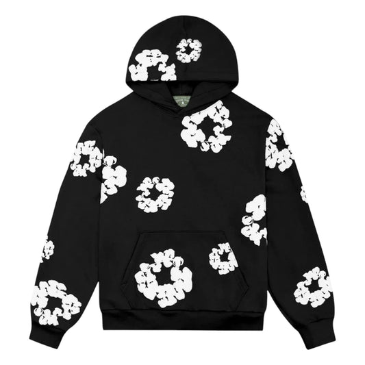 Denim Tears The Cotton Wreath Black Hoodie