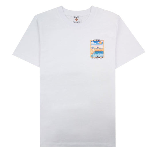 Casablanca White T Shirt Mens