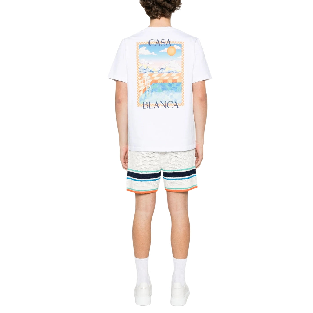 Casablanca White T Shirt Mens