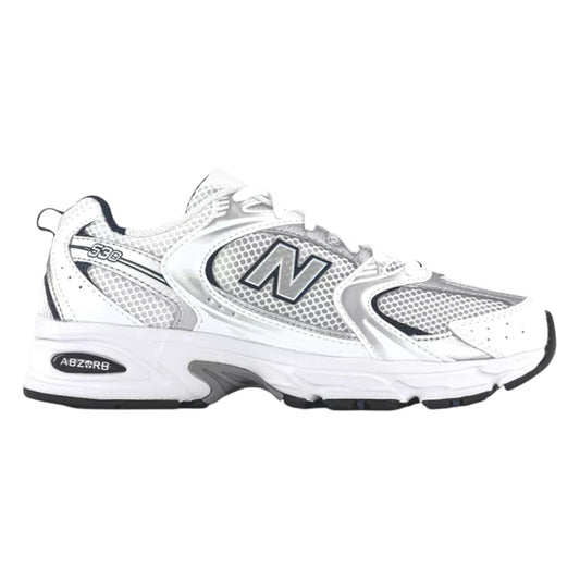 New Balance 530  White Blue Trainers