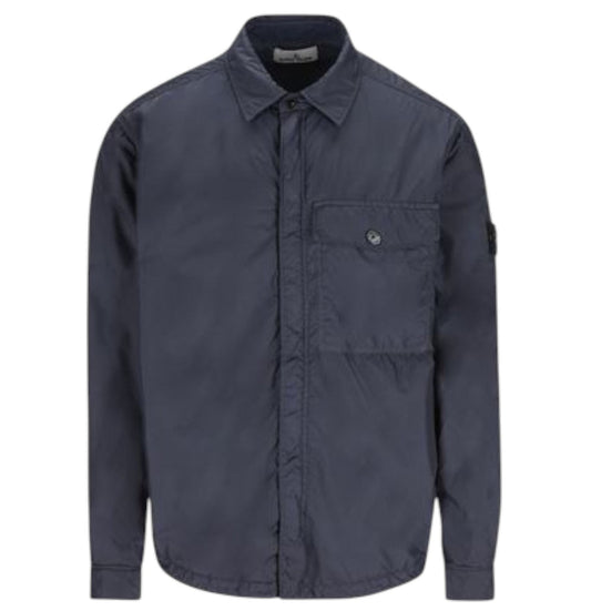 Stone Island Crinkle Reps Navy Overshirt