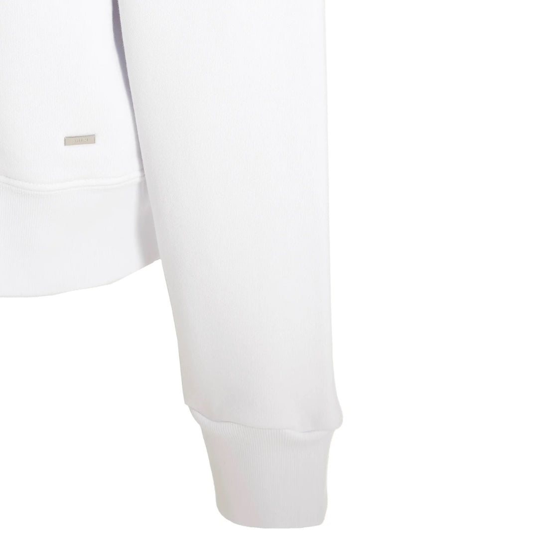 Amiri Stencil Logo White Sweatshirt M