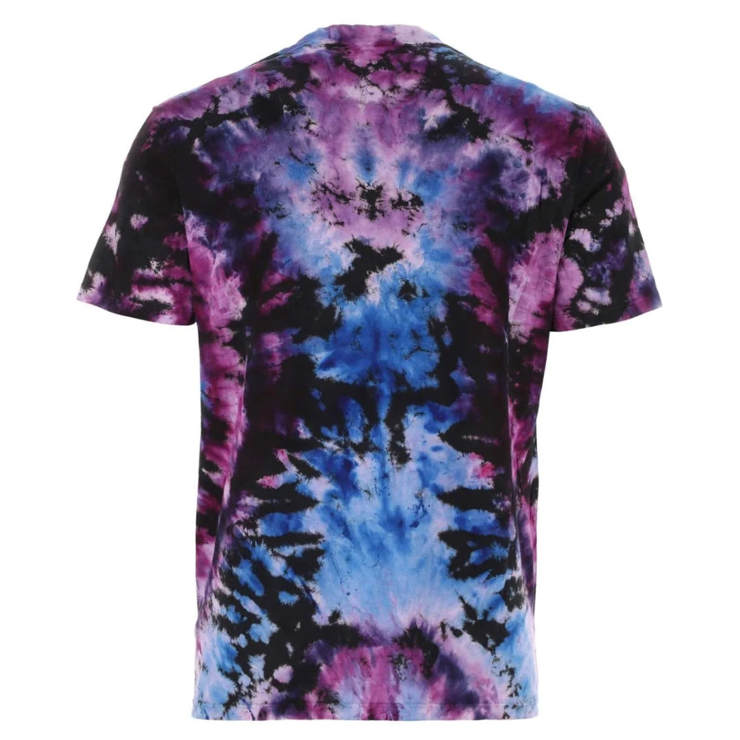 Amiri Crystal Ball SS Logo Tie-Dye Purple T-Shirt S