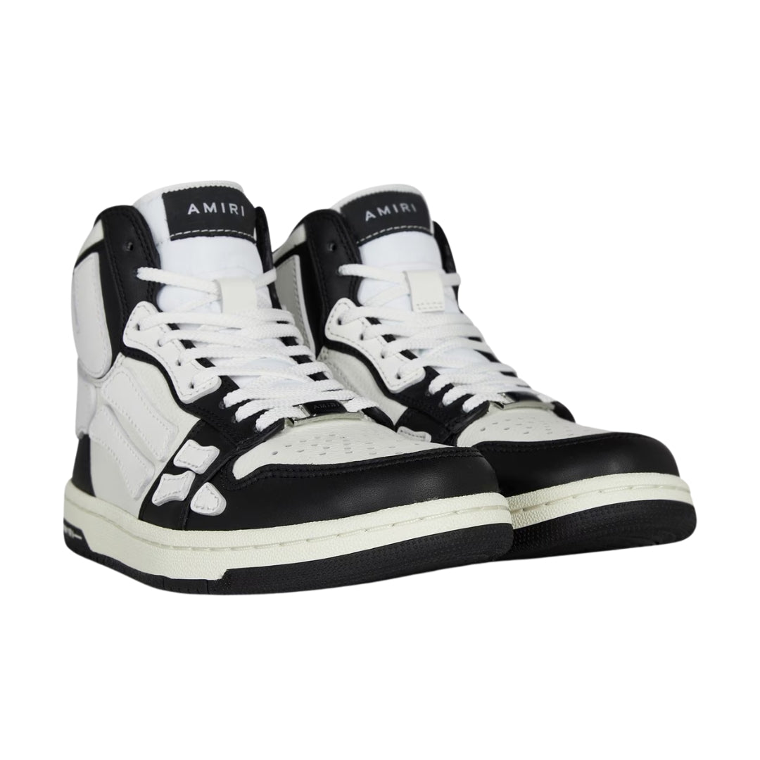 Amiri Skeleton Top High Top Black Sneakers
