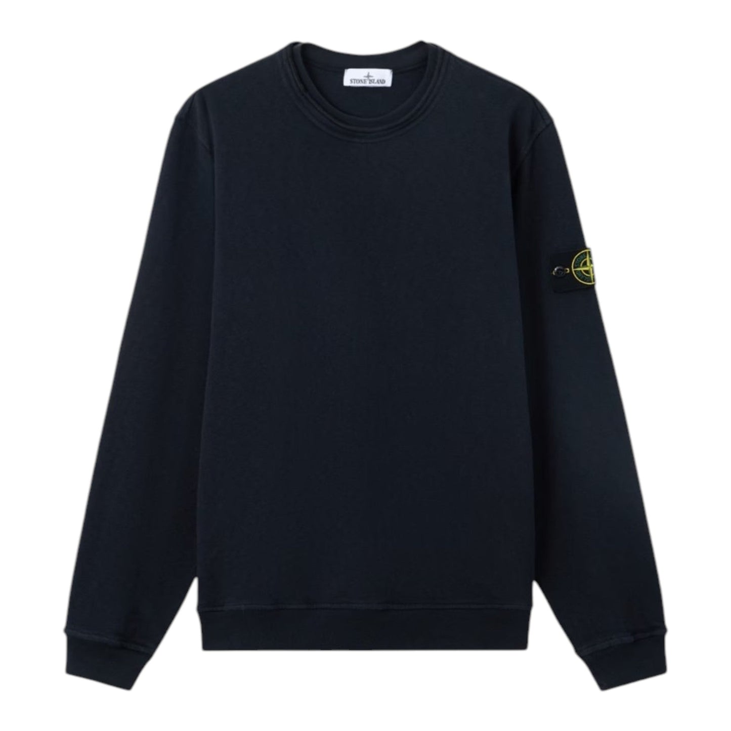 Stone Island Malfile Fleece Old Effect Navy Sweatshirt