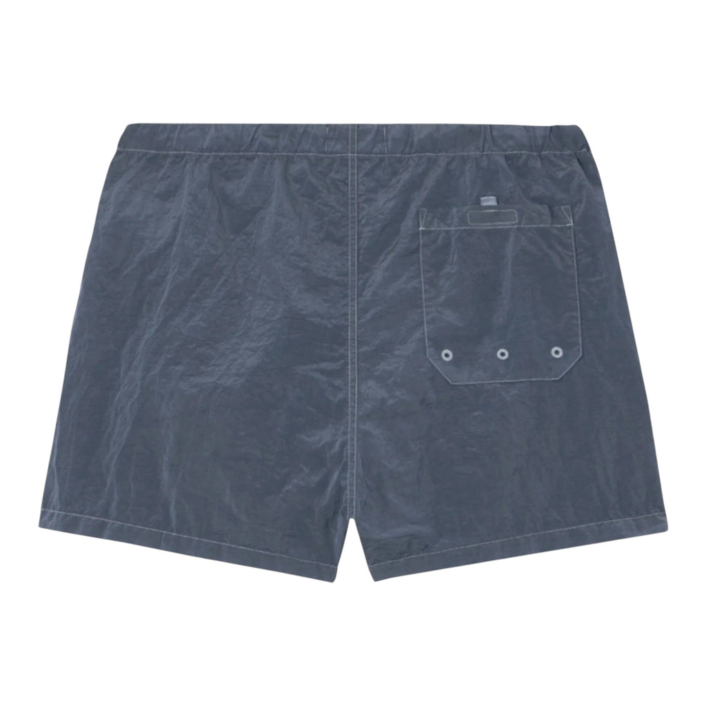 Stone Island Crinkled Nylon Slate Blue Swim Shorts