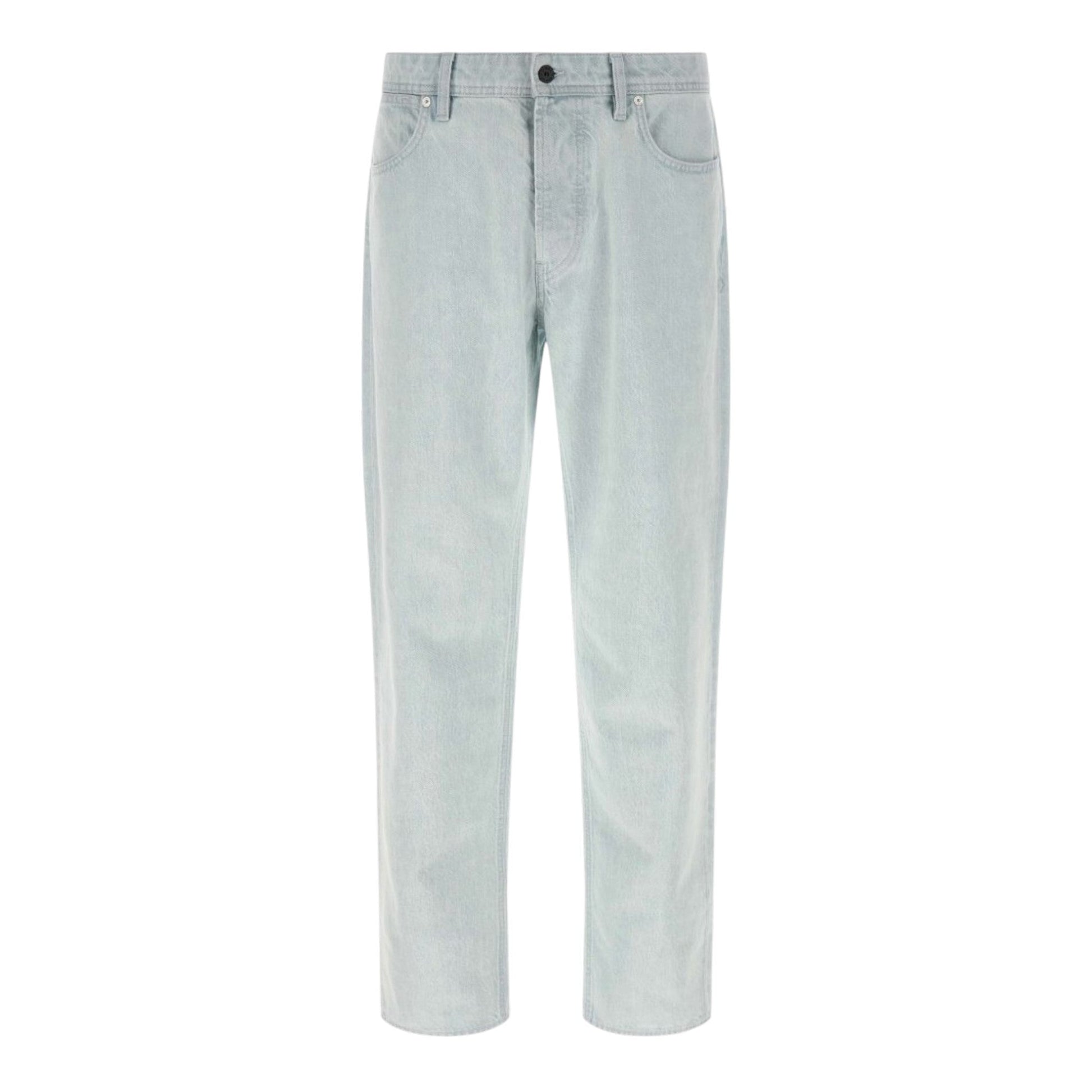 Stone Island Light Blue Straight Jeans