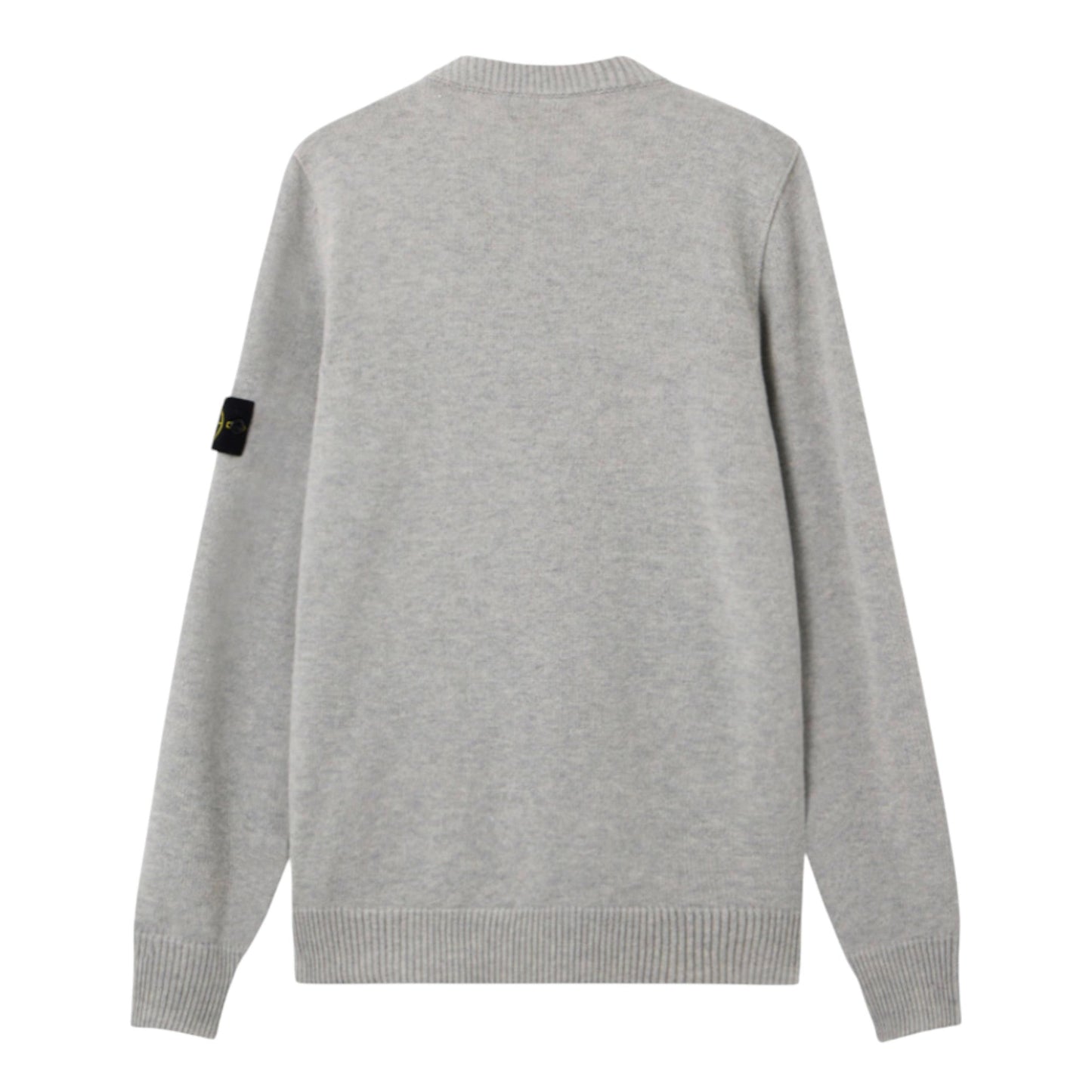 Stone Island Dust Grey Melange Lambswool Sweatshirt