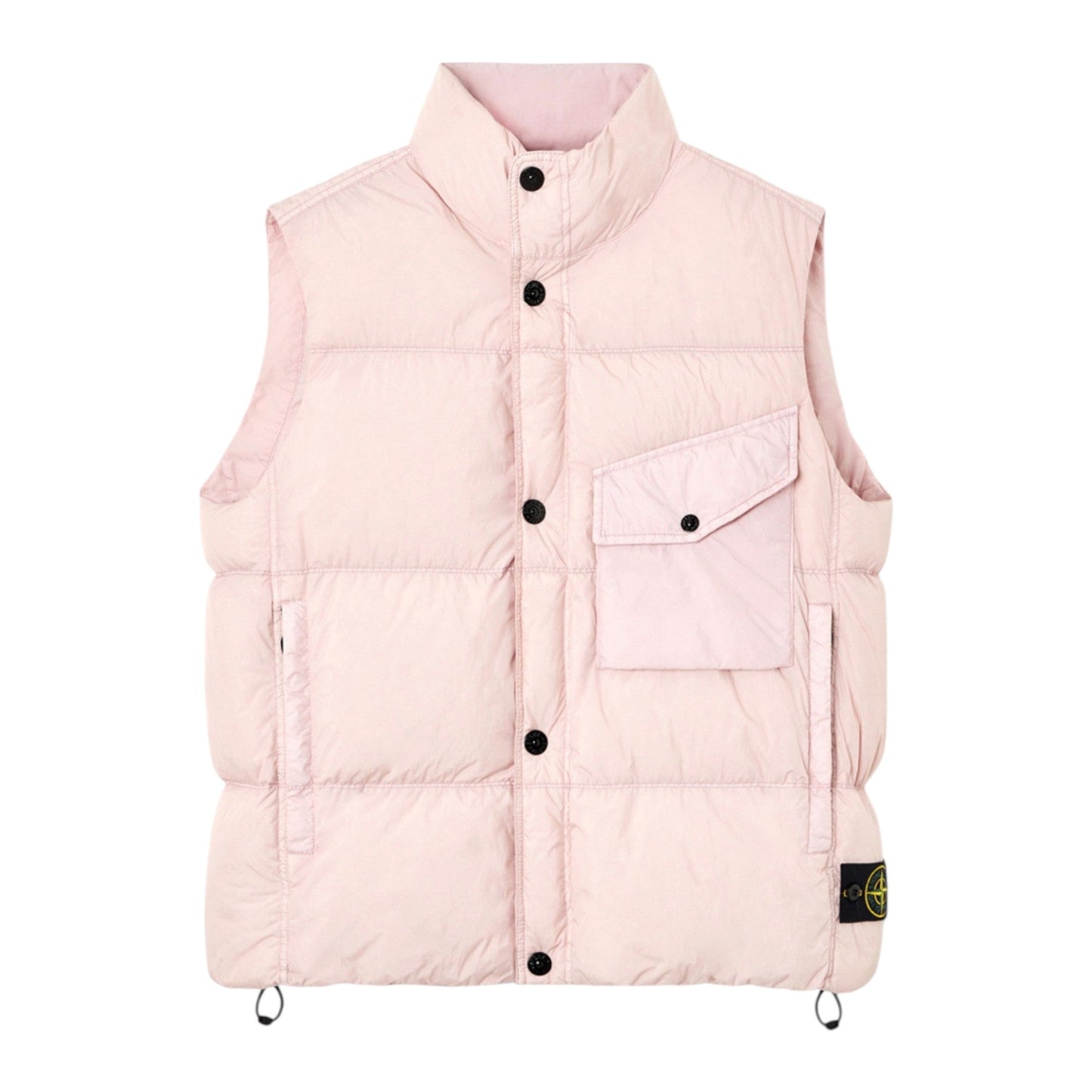 Stone Island Crinkle Reps NY Pink Gilet
