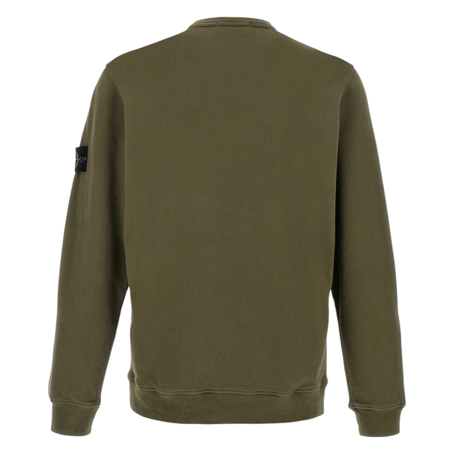 Stone Island Fleece Cotton Green Khaki Sweatshirt