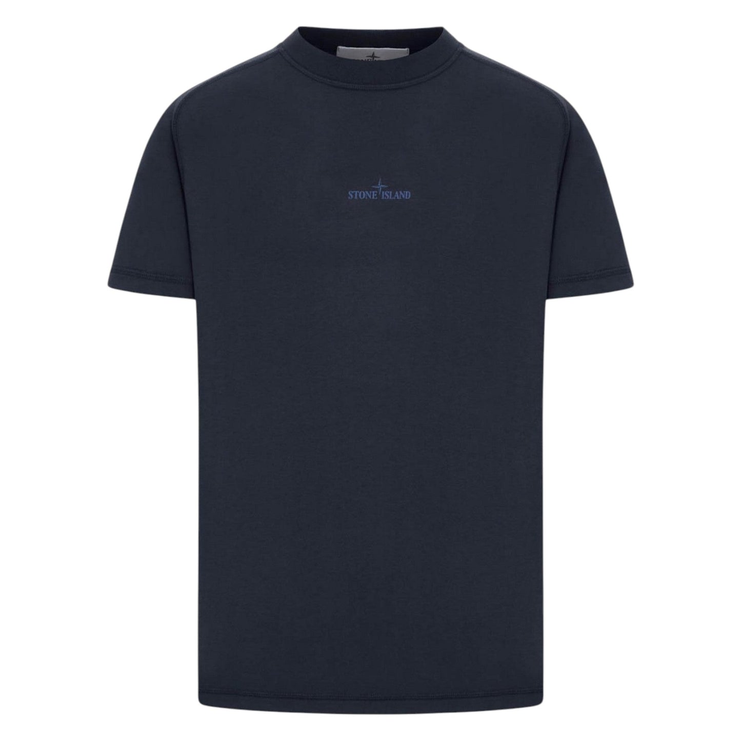 Stone Island Reflective Print Navy T-Shirt
