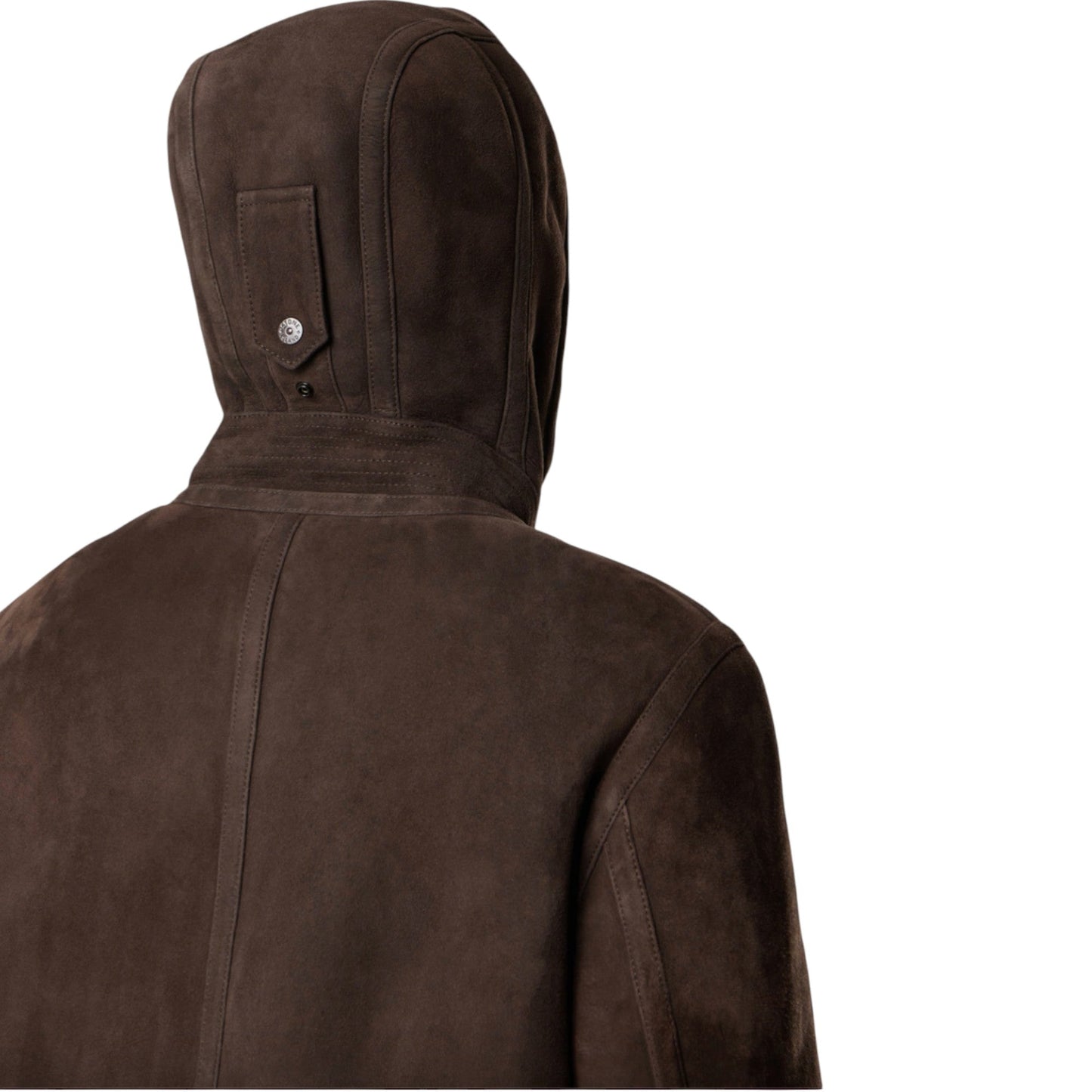 Stone Island Suede Sheepskin Dark Brown Ghost Jacket