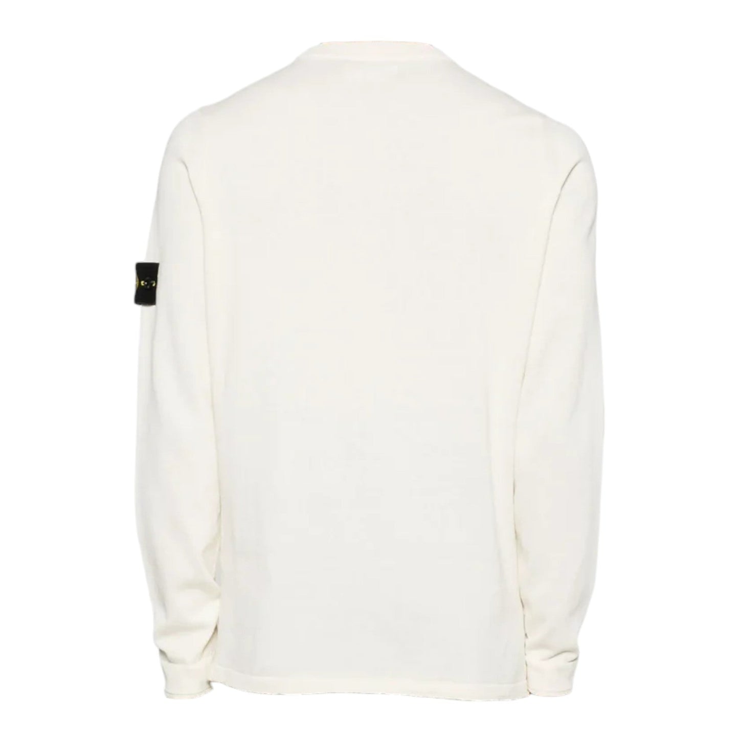 Stone Island Light Raw Organic Cotton Ivory Knitwear Sweatshirt