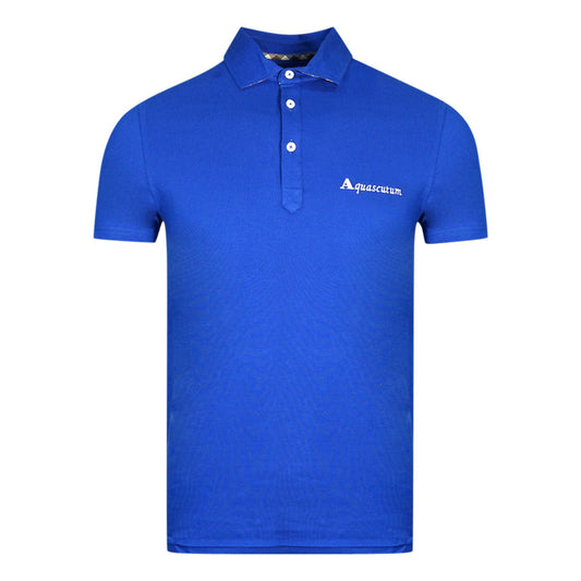 Aquascutum Blue Polo Shirt