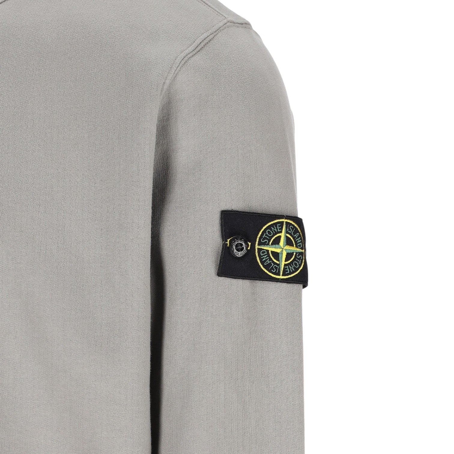 Stone Island, Cement Grey Organic Sweatshirt - True Labels