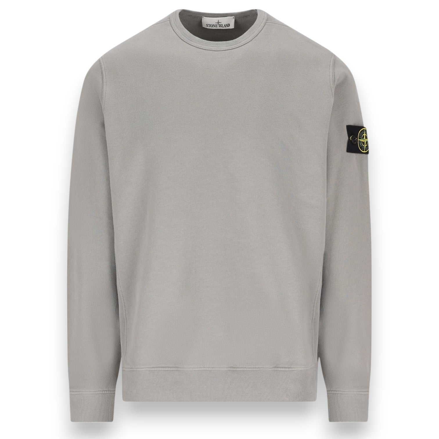 Stone Island, Cement Grey Organic Sweatshirt - True Labels