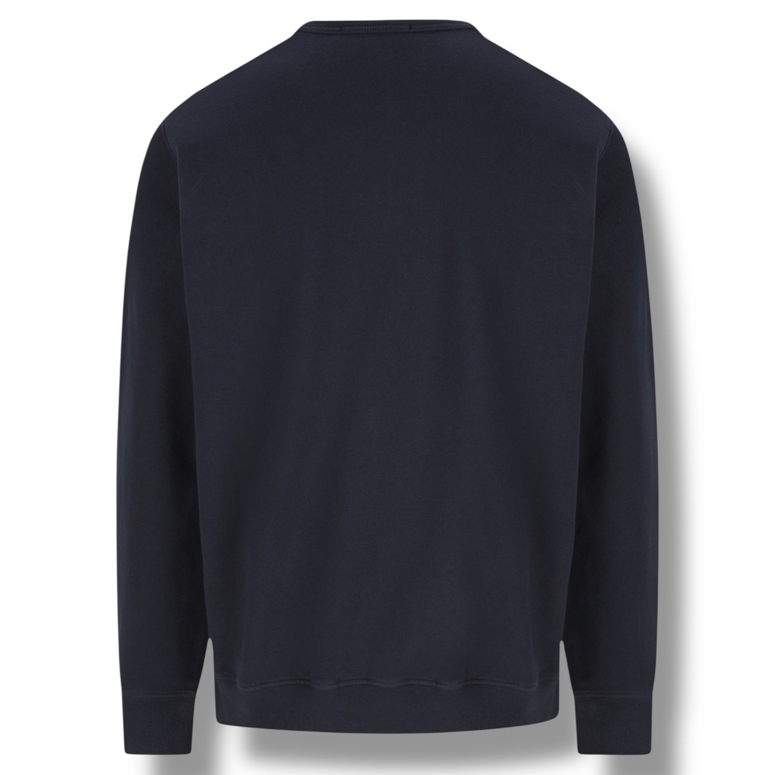 Stone Island, Navy Organic Cotton Sweatshirt - True Labels