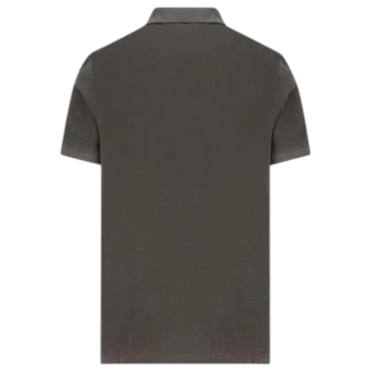 Stone Island, Slim Fit Charcoal Shirt with Compass Patch