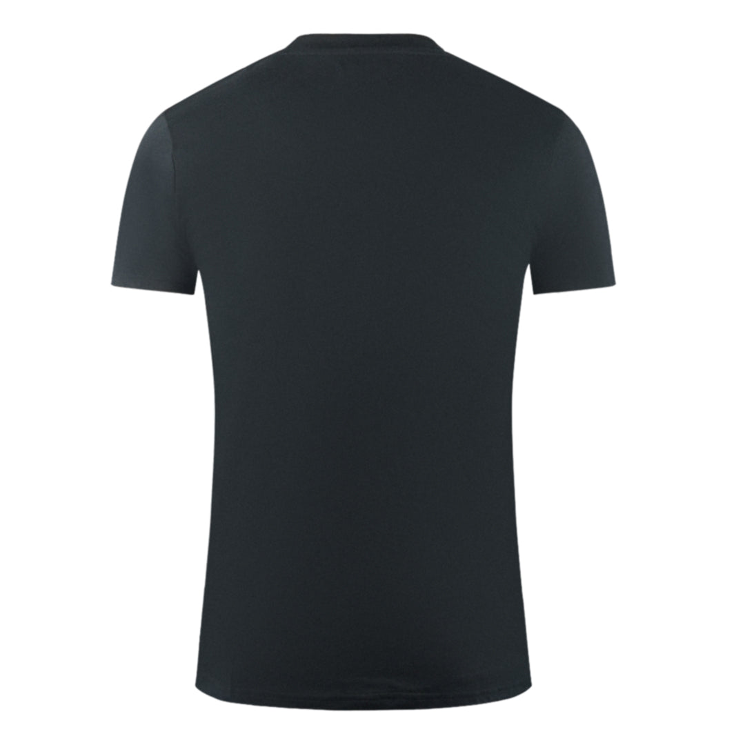 Aquascutum Brand Logo Black T-Shirt